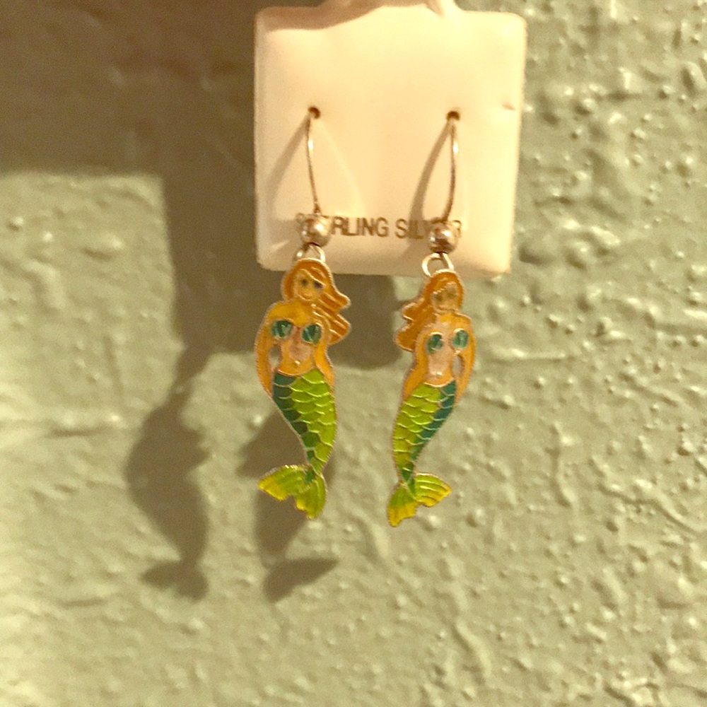 Mermaid earrings!🧜‍♀️